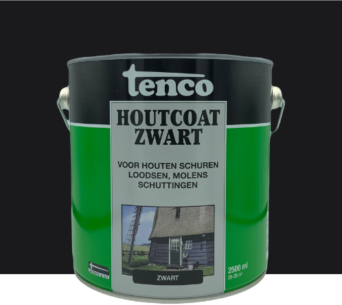 Tenco Houtcoat Zwart WB 