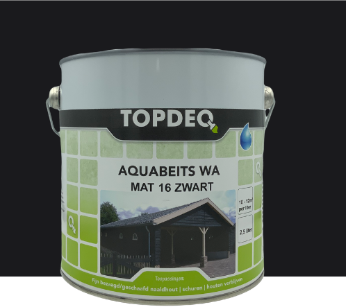 Topdeq Aquabeits WA Mat Zwart 