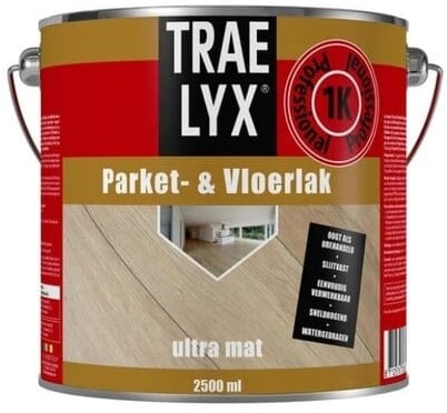 Trae-Lyx Parket & Vloerlak - Ultra Mat - 2,5 liter