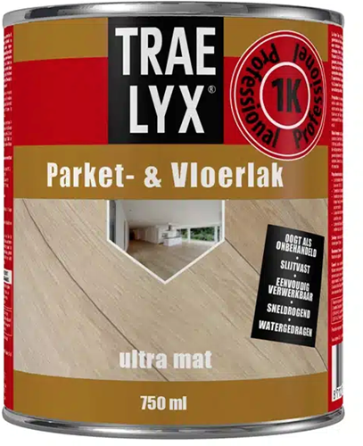 Trae-Lyx Parket & Vloerlak - Ultra Mat 0,75 liter
