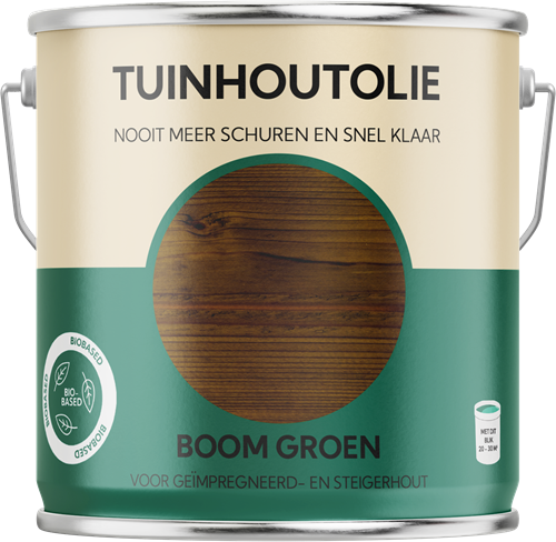 Tuinhoutolie 2.5 liter Boom groen