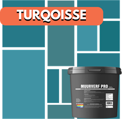 Turqoisse Muurverf Pro (WIT)