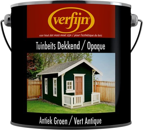 Verfijn Tuinbeits antiek groen