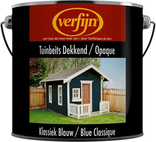 Verfijn Tuinbeits klassiek blauw