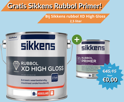 Sikkens Rubbol XD High Gloss 2,5 liter 2,5 liter Deal