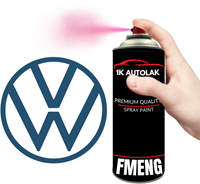 Verfspuitbus Autolak 1K LC9Z - Black Magic