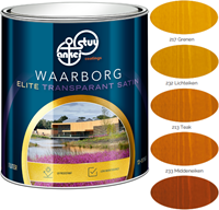 Anker Stuy Waarborg Elite Transparant Satin Teak