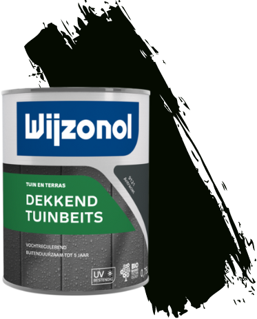 Wijzonol Dekkend Tuinbeits 9450 Zwart