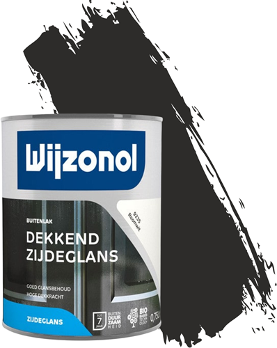 Wijzonol Dekkend Zijdeglans 9121 Antraciet 