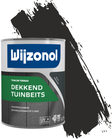 Wijzonol Dekkend Tuinbeits 9121 Antraciet