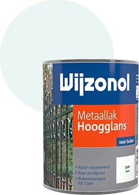 Wijzonol Metaallak Hoogglans 9100 IJswit 