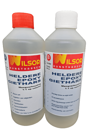 Wilsor Heldere Epoxy Giethars 2 x 250 ml