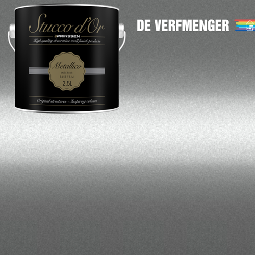Stucco D'or Metallico zilver