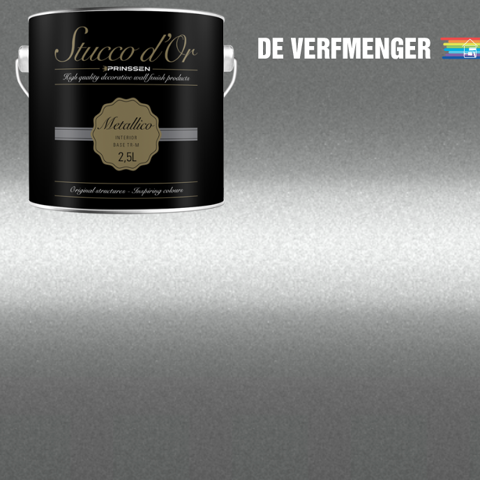 Stucco D'or Metallico zilver