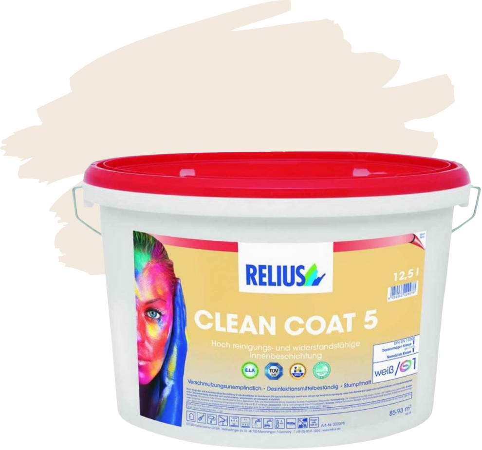 Relius Clean Coat 5 - Pure and original Old Flax 3L afbeelding