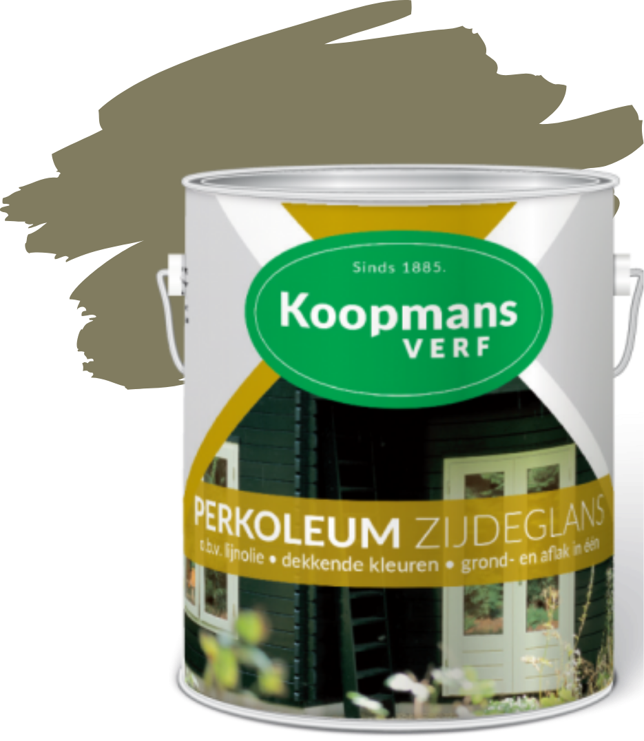 Koopmans Perkoleum Zijdeglans Dekkend - RAL 6013 Rietgroen 2,5L afbeelding